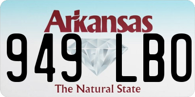 AR license plate 949LBO