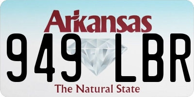 AR license plate 949LBR