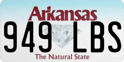 AR license plate 949LBS