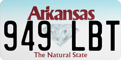AR license plate 949LBT