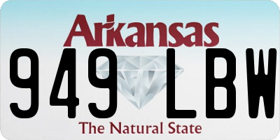 AR license plate 949LBW