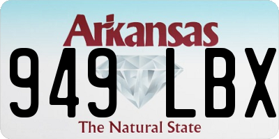 AR license plate 949LBX