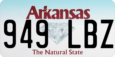 AR license plate 949LBZ