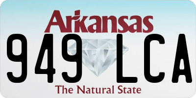 AR license plate 949LCA