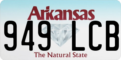 AR license plate 949LCB