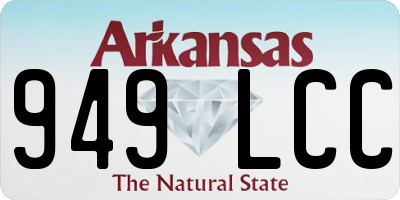 AR license plate 949LCC