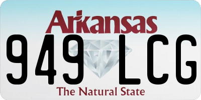 AR license plate 949LCG