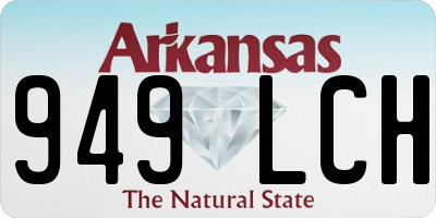 AR license plate 949LCH