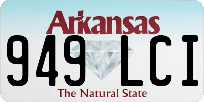 AR license plate 949LCI