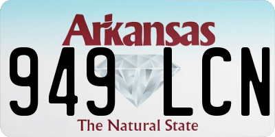 AR license plate 949LCN