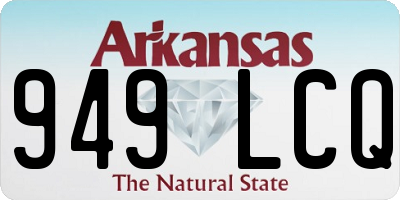 AR license plate 949LCQ