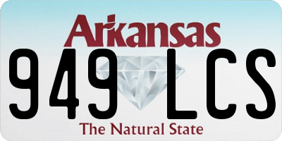 AR license plate 949LCS