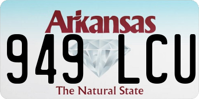 AR license plate 949LCU