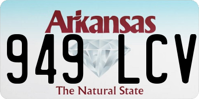 AR license plate 949LCV