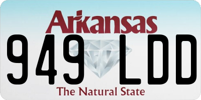 AR license plate 949LDD