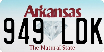 AR license plate 949LDK