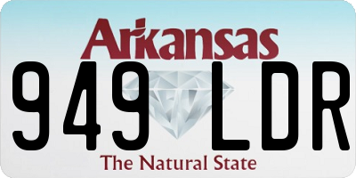 AR license plate 949LDR