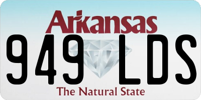 AR license plate 949LDS