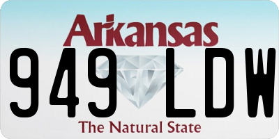 AR license plate 949LDW