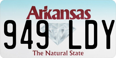 AR license plate 949LDY