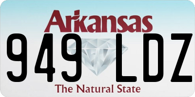 AR license plate 949LDZ