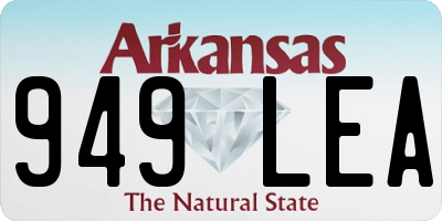 AR license plate 949LEA