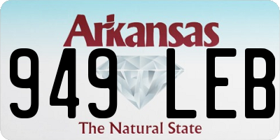 AR license plate 949LEB