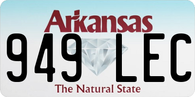 AR license plate 949LEC