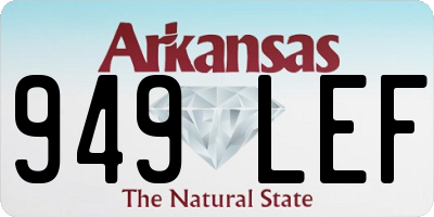 AR license plate 949LEF