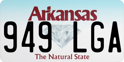 AR license plate 949LGA