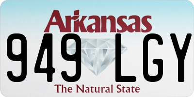 AR license plate 949LGY