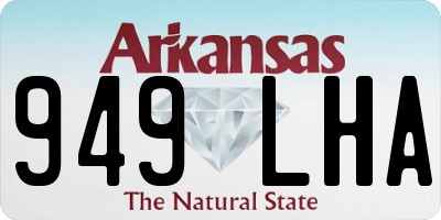 AR license plate 949LHA