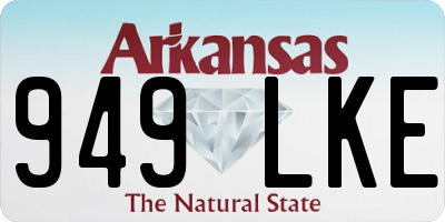 AR license plate 949LKE
