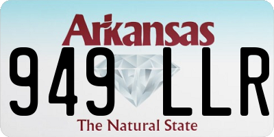 AR license plate 949LLR