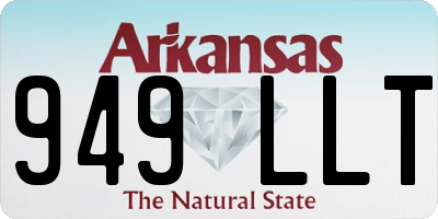 AR license plate 949LLT