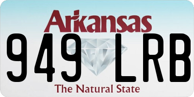 AR license plate 949LRB