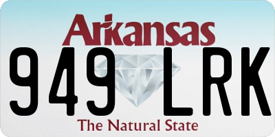 AR license plate 949LRK