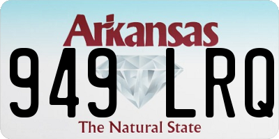 AR license plate 949LRQ