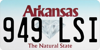 AR license plate 949LSI