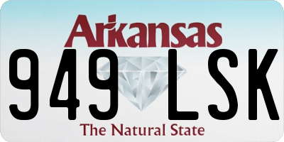AR license plate 949LSK