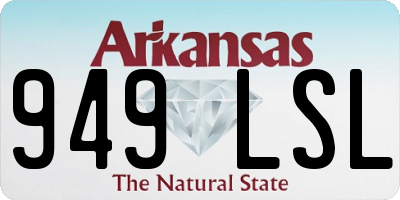 AR license plate 949LSL
