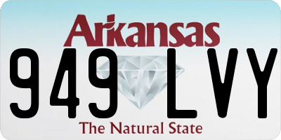 AR license plate 949LVY