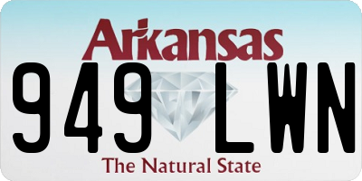 AR license plate 949LWN