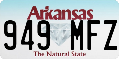 AR license plate 949MFZ