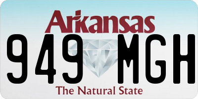 AR license plate 949MGH
