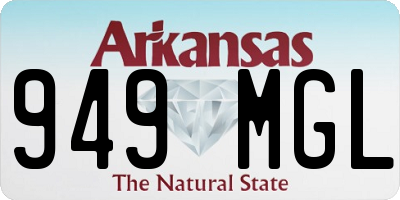 AR license plate 949MGL