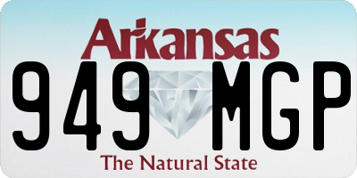 AR license plate 949MGP