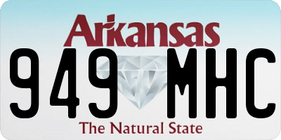 AR license plate 949MHC