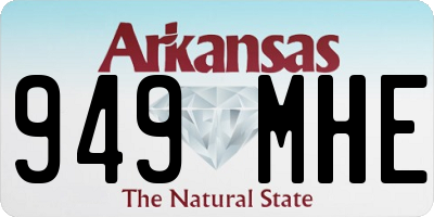 AR license plate 949MHE