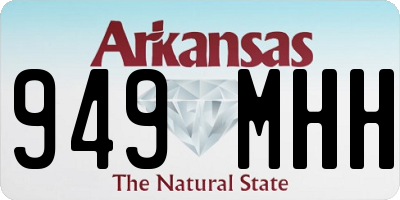 AR license plate 949MHH